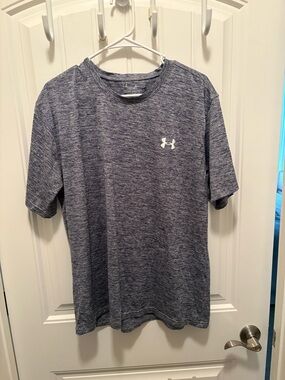 Under Armour Men's Heathered Navy Short Sleeve Performance Tee
